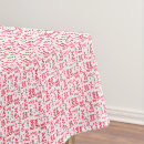 Search for valentine tablecloths Red and white