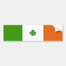 Search for flag of ireland bumper stickers Orange