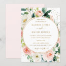 Search for geometric floral wedding invitations Pink