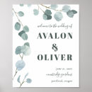 Search for silver welcome wedding signs Botanical