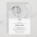 Search for white flowers christening invitations Girl
