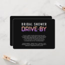 Search for drive by bridal shower invitations Trendy