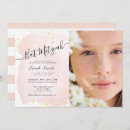 Search for stylish bar bat mitzvah invitations Pink