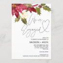Search for winter engagement party invitations Were engaged