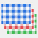 Search for red and white plaid wrapping paper Flannel