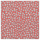 Search for halloween skull fabric Red