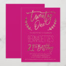 Search for neon 21st birthday invitations Elegant