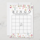 Search for bridal bingo invitations Wildflower