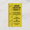 Search for tape measure business cards Construction