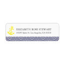 Search for yellow chevron return address labels Stripes