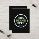 Search for retired business cards Create your own blanks