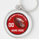 Search for red and white key rings Team