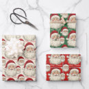 Search for old fashioned santa wrapping paper Cute