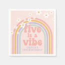 Search for rainbow napkins Retro