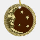 Search for gold moons christmas tree decorations Crescent moon