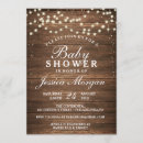 Search for rustic wood baby shower invitations Country