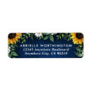 Search for sunflower return address labels weddings Rustic