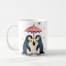 Search for penguin love mugs Watercolor