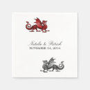 Search for red dragon napkins Elegant