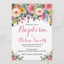 Search for boho floral christening invitations Pink