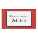 Search for reusable name tags Work