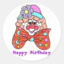 Search for happy clown stickers Circus