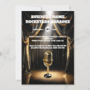 Search for rockstar party invitations Karaoke