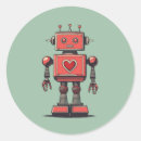 Search for vintage robot stickers Retro