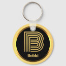 Search for monogram b key rings Letter
