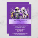 Search for yellow halloween invitations Skeleton