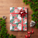 Search for red santa wrapping paper Watercolor