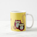 Search for cute cartoon owl mugs Owls