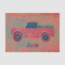 Search for red truck tissue paper Antique