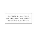 Search for wedding return address rubber stamps Names