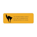 Search for spooky return address labels Black cat
