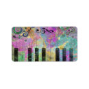 Search for piano return address labels Music notes