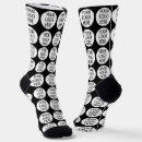 Search for logo socks Black and white