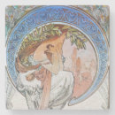 Search for mucha coasters Nouveau