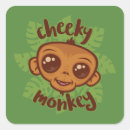 Search for smiling monkey stickers Cute