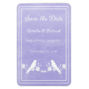 Search for purple save the date magnets Elegant