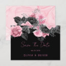 Search for black silver save date invitations Watercolor