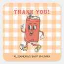 Search for orange gingham stickers Gender neutral baby shower