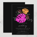 Search for modern tropical wedding invitations Minimalist