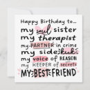 Search for sister birthday invitations For her
