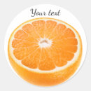 Search for orange fruit round stickers Slice