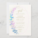 Search for purple and gold butterfly baby shower invitations Mother to be