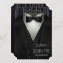 Search for black tux invitations Chic