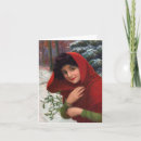 Search for victorian woman christmas cards Mistletoe