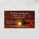 Search for rescue business cards Ambulance