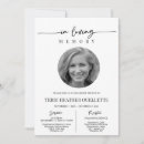 Search for modern memorial service invitations Death